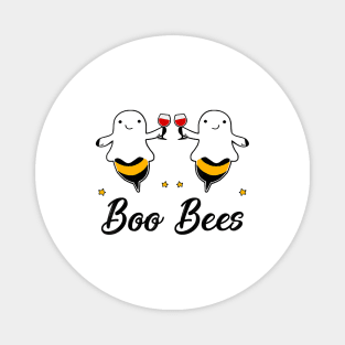 Wine Boo Bees Couples Funny Halloween Costume Magnet